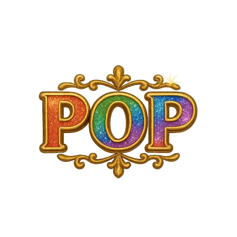 POP | Bunter Pop-Art Schriftzug