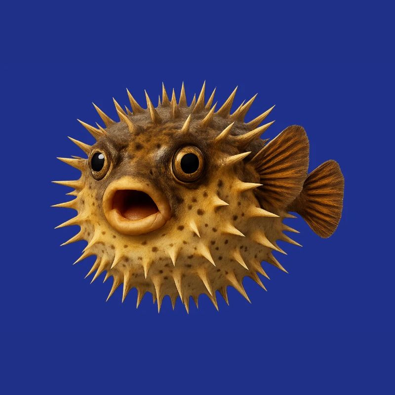 Spiny Fish Underwater Pattern