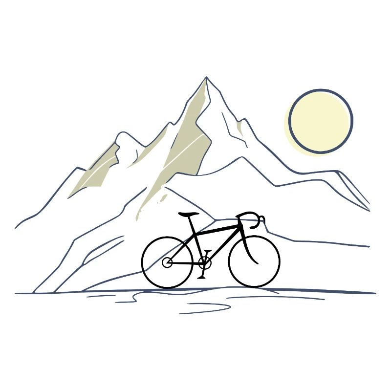 Bicycle mountain tour