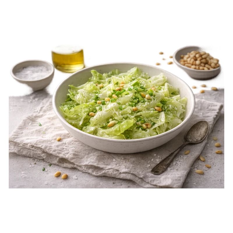 Salad with pine nuts