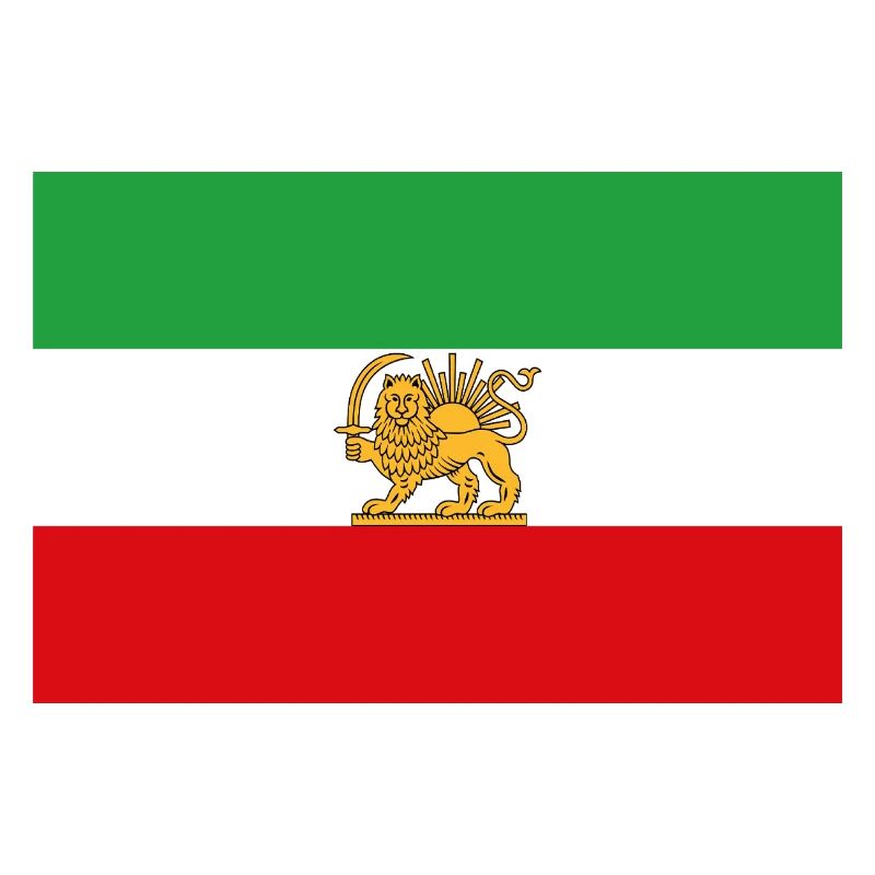 Drapeau Lion et Soleil d’Iran Historique