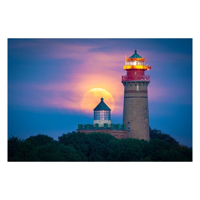 Moonlight Lighthouse Coast