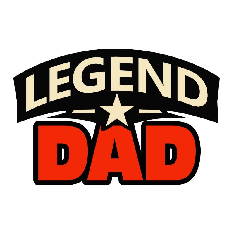 Legend dad – Funny Father Design