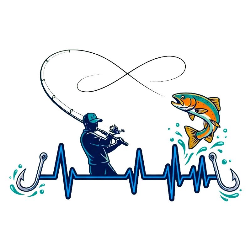 Angler Heartbeat ECG Infinity Fish