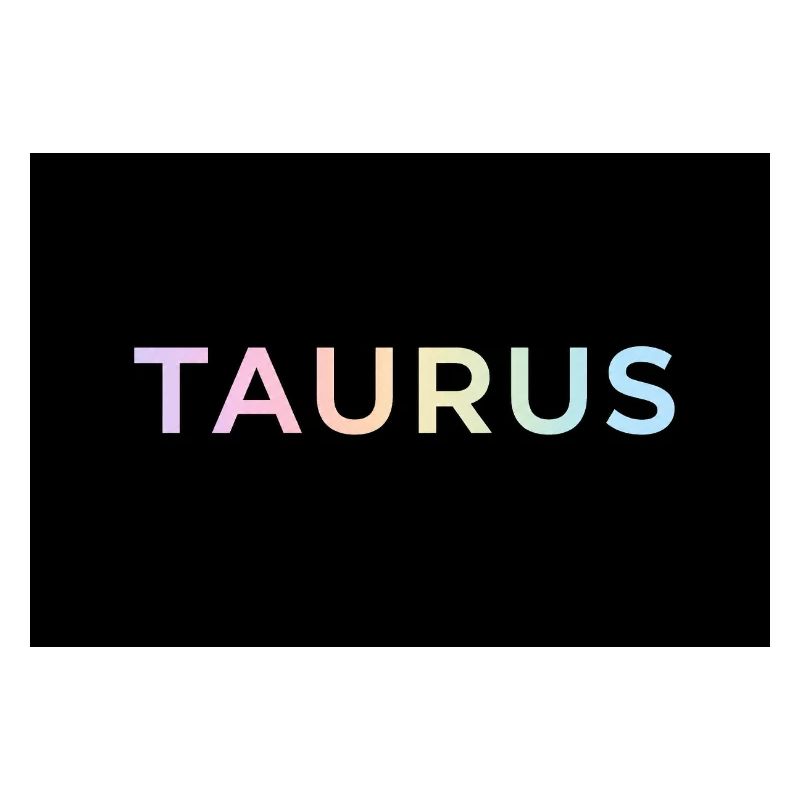 Taurus-Gradiententypografie