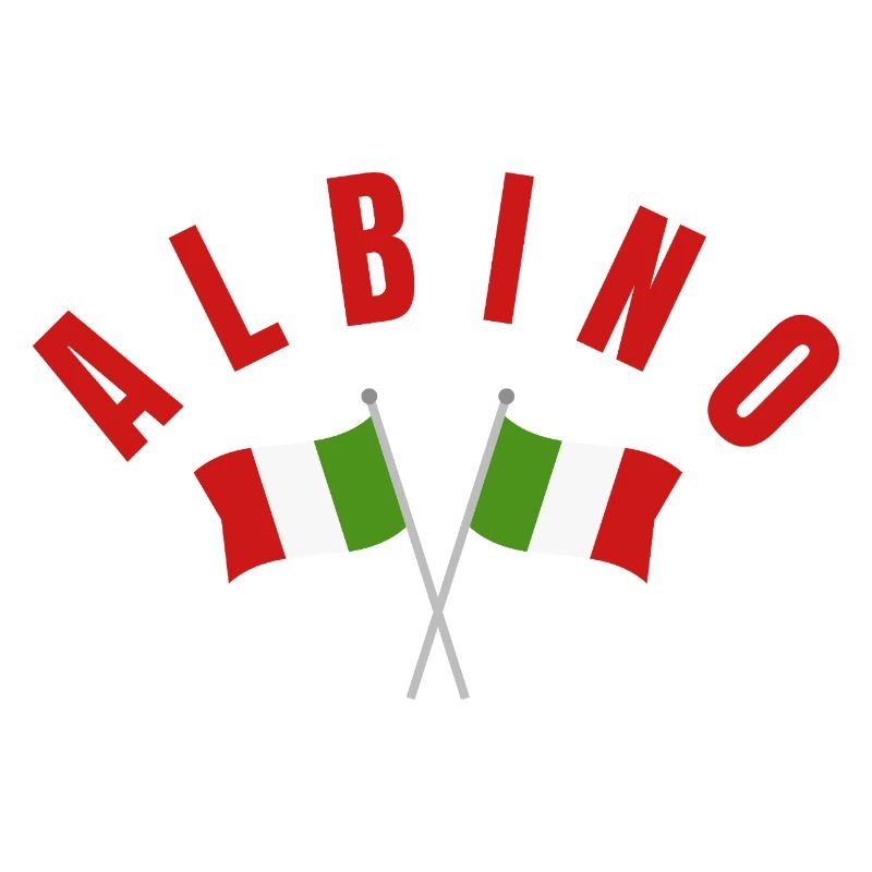 Drapeaux italiens albinos