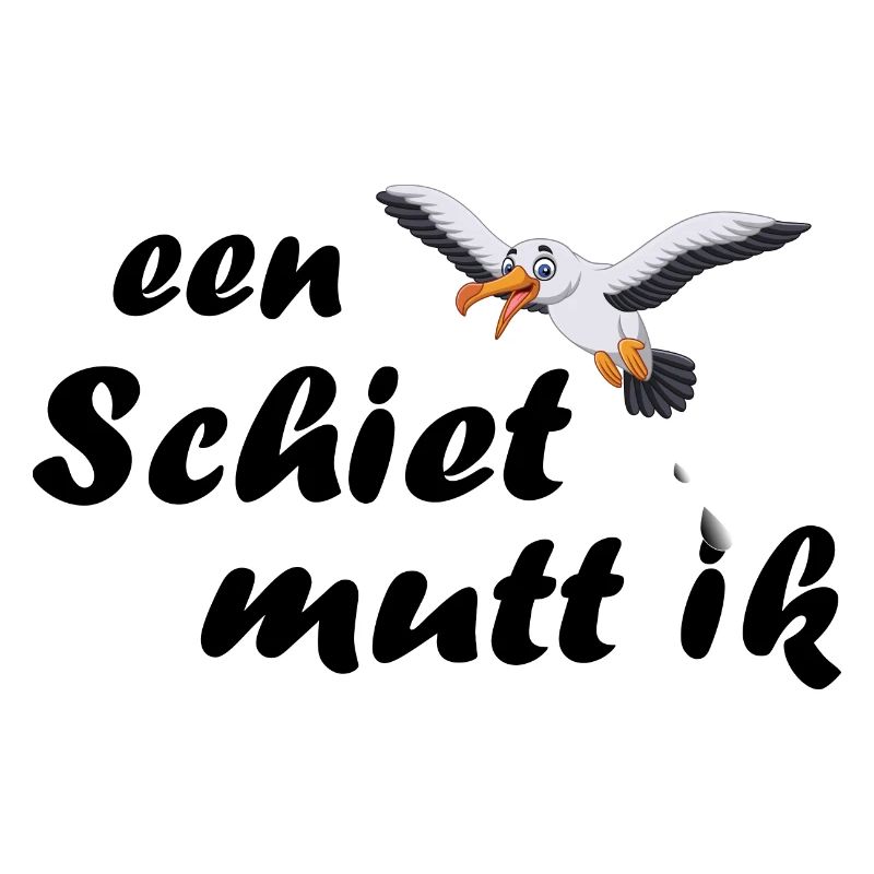 een Schiet mutt ik - plattdeutsch Spruch