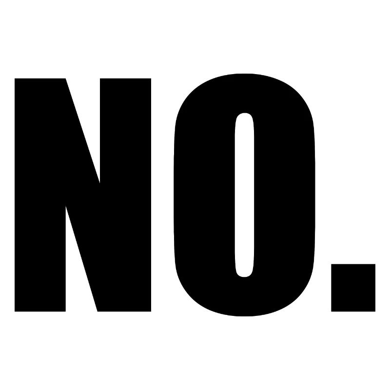 No