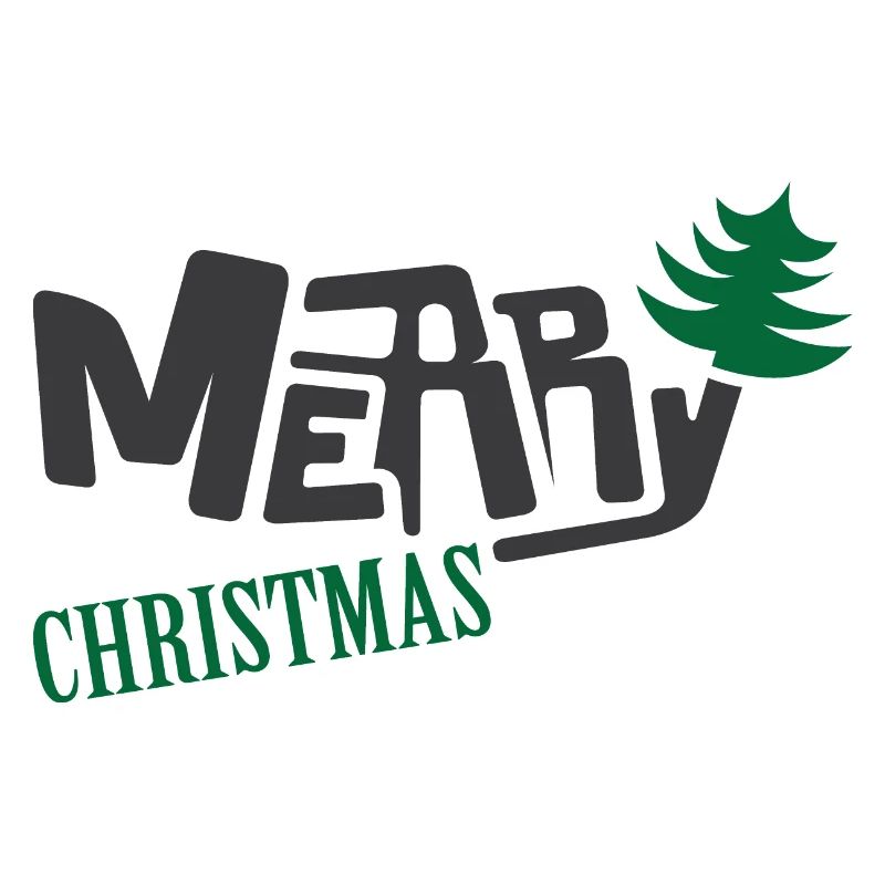 Joyeux Noël forêt de sapins Noël graffiti