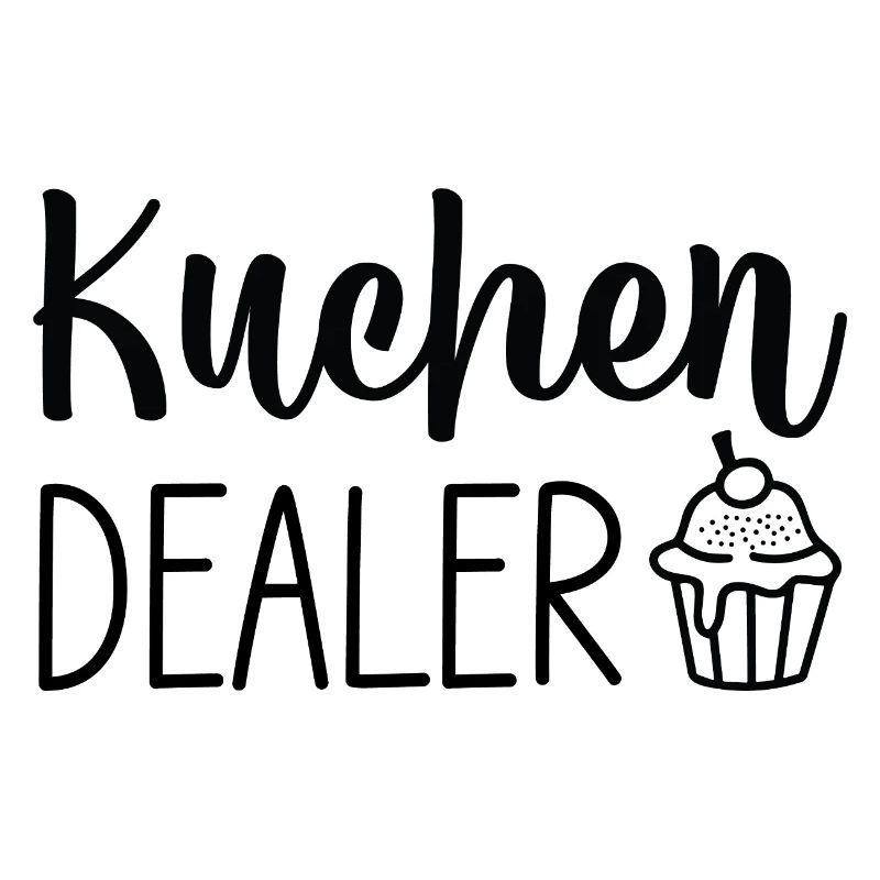 Kuchen Cupcake Script Logo