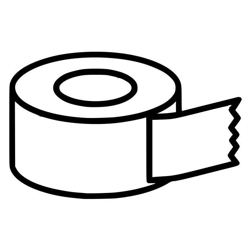 Icône d’artisanat du ruban masquant