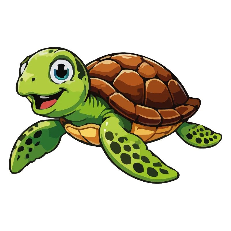Fröhliche Schildkröte Abenteuer