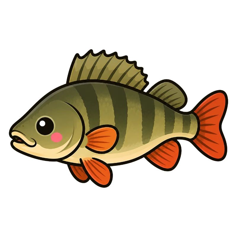 Conception de pêche des enfants perchoirs mignons
