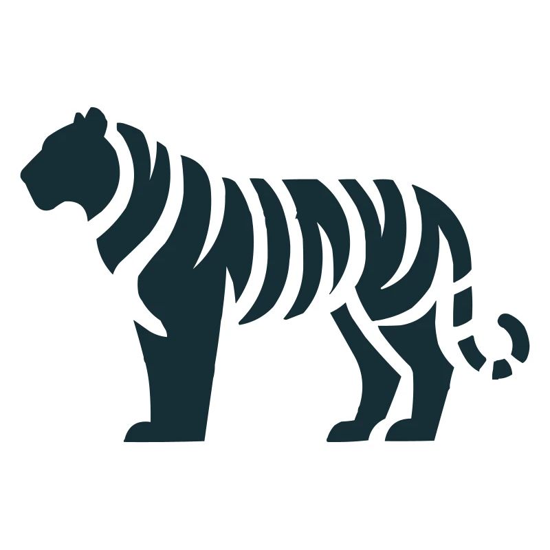 tiger silhouette