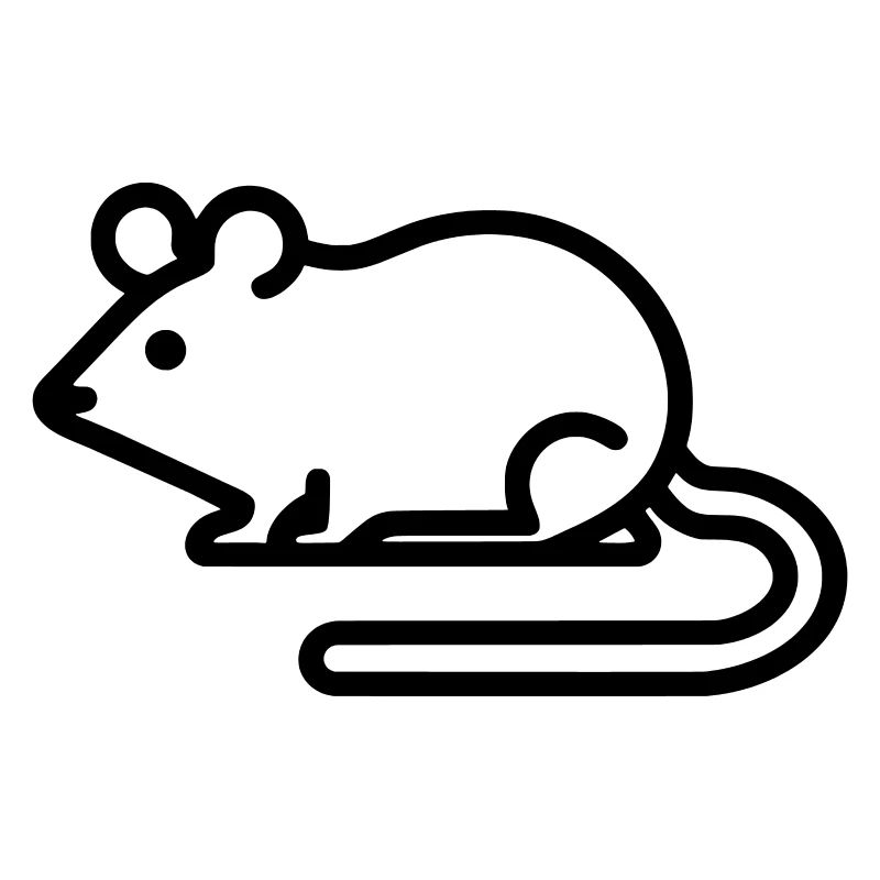 Charming Minimalist Mouse Icon for All Occasions