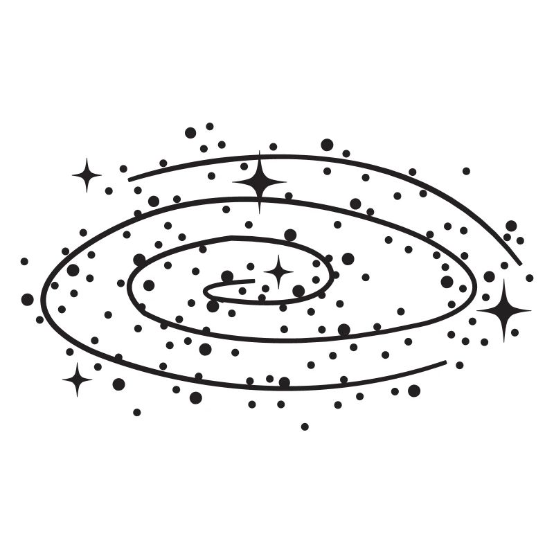 Galaxy Nebula Cosmos Star Cluster Space Doodle
