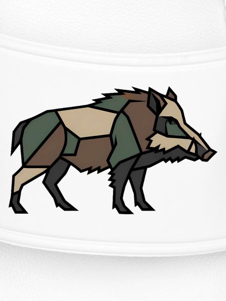 Geometric Boar Low Poly