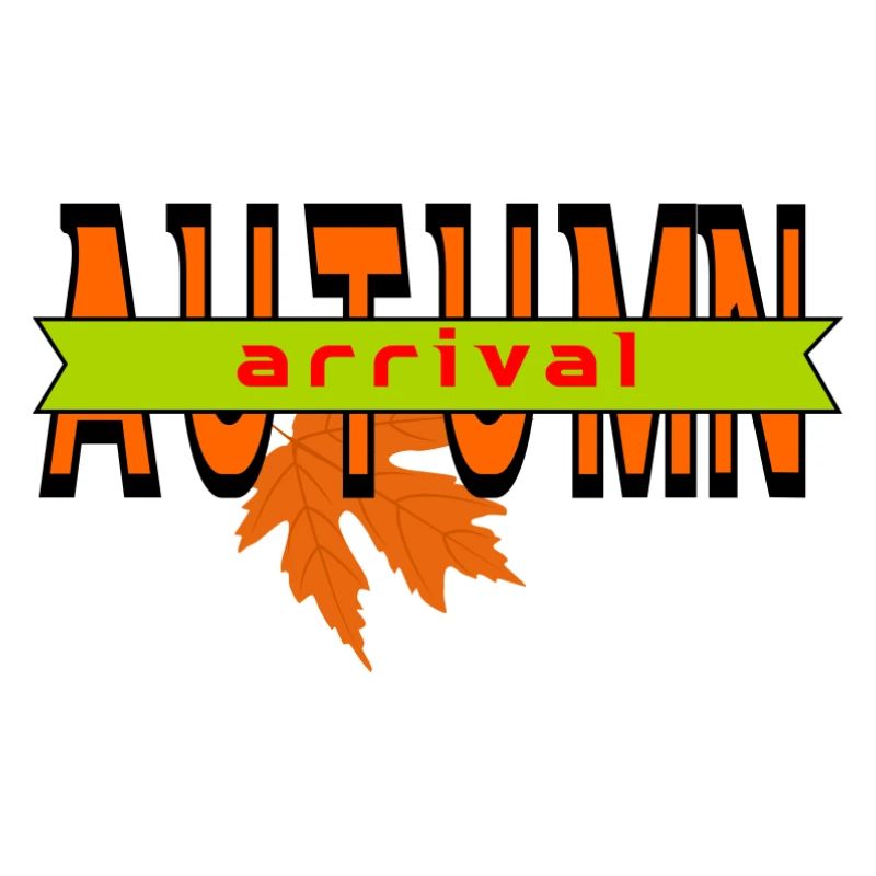 Autumn Leaf Arrival Graphic Design