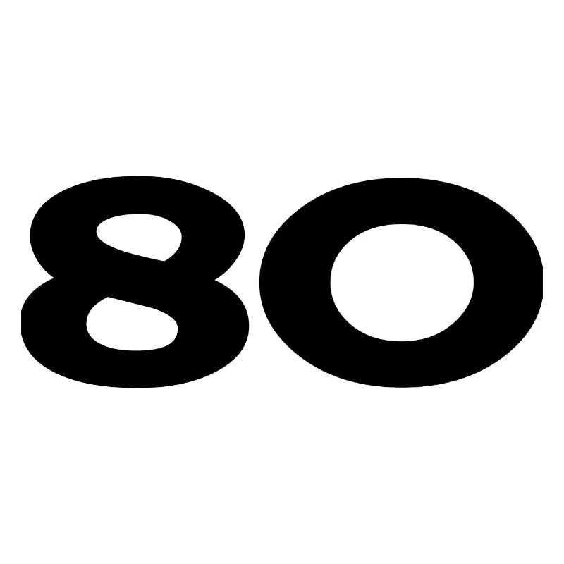 80. 80 YEARS. 80th ANNIVERSARY. 80TH BIRTHDAY.