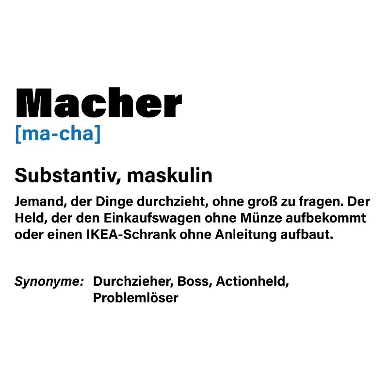 Macher – Der Chef unter den Machern