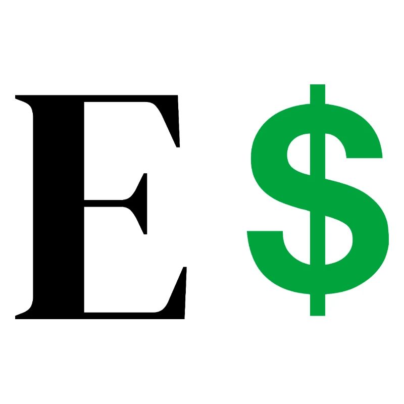 Letter E Dollar