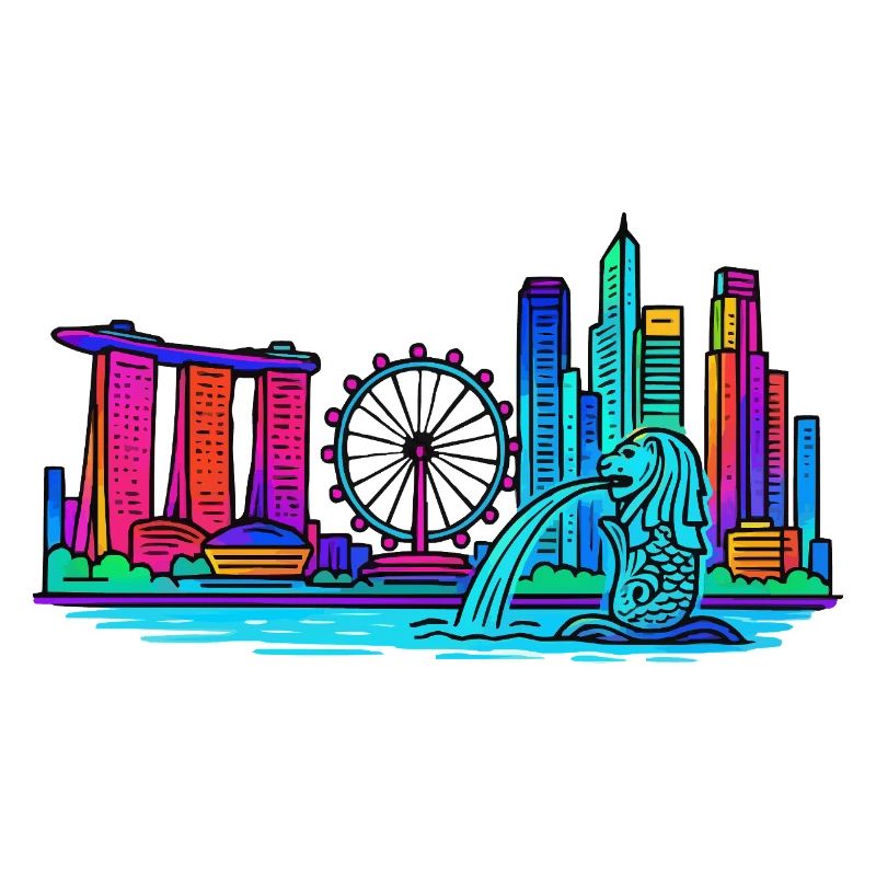 Singapur Skyline
