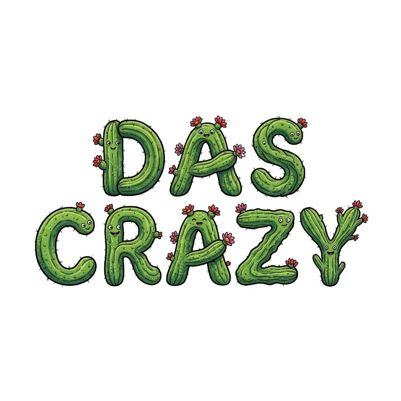 DAS CRAZY Kaktus Meme Spruch