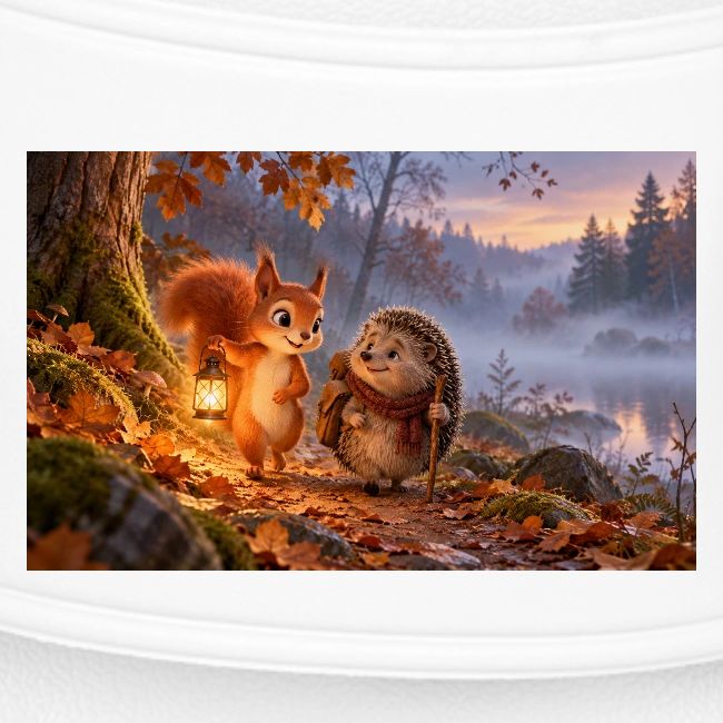 Hörnchen und Igel – Ansicht 2