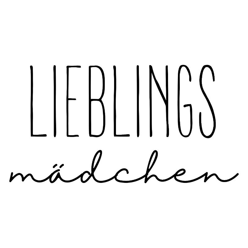 Minimalistisch – Lieblingsmädchen | Typogr Design