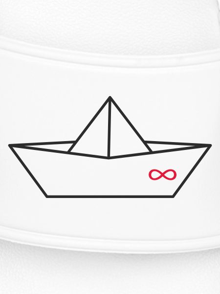 Unendlichkeitszeichen Origami-Boot