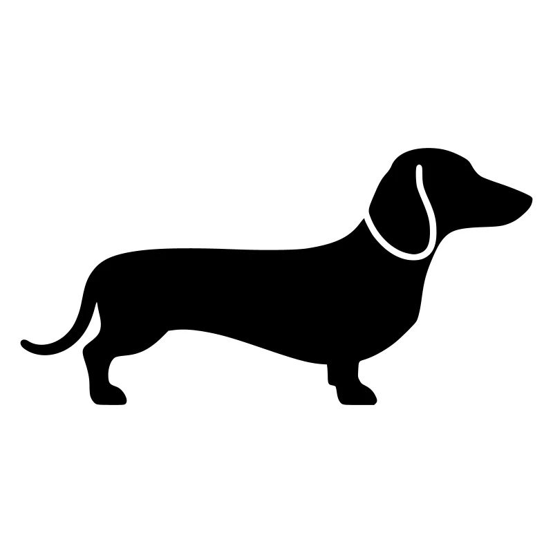 Dachshund Dachshund Dog Silhouette Vector