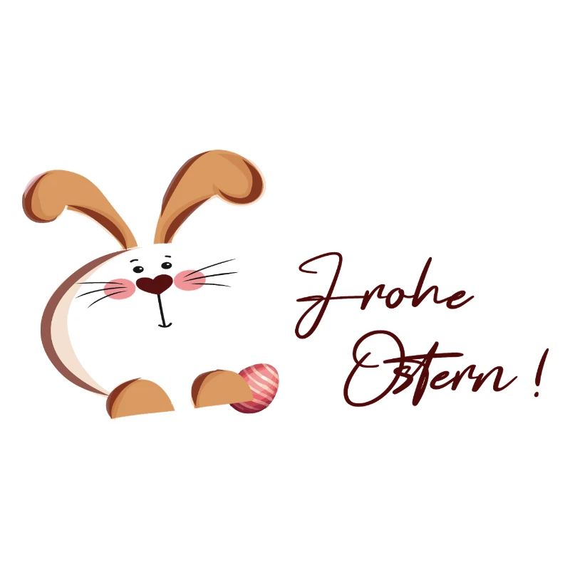 Lapin de Pâques et œuf