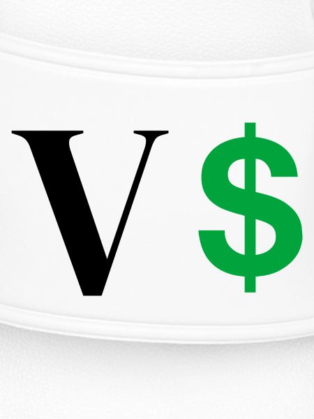 Buchstabe v Dollar