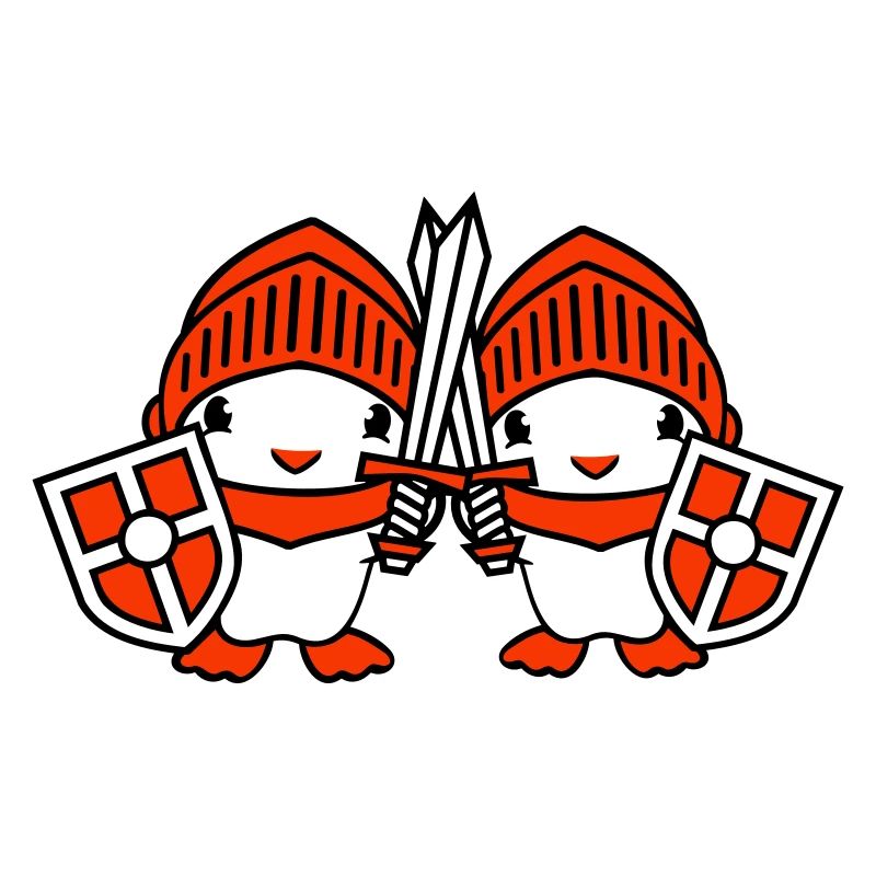 2 Ducks Knight Armor Épée Bouclier Casque Combattant