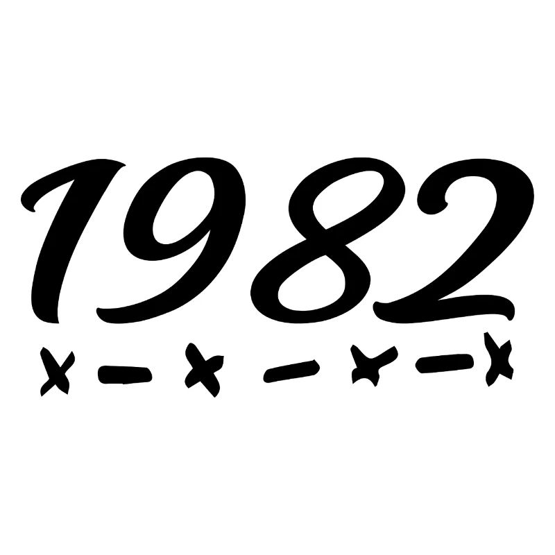1982 Naissance - 43e anniversaire 1982 Légende 1982