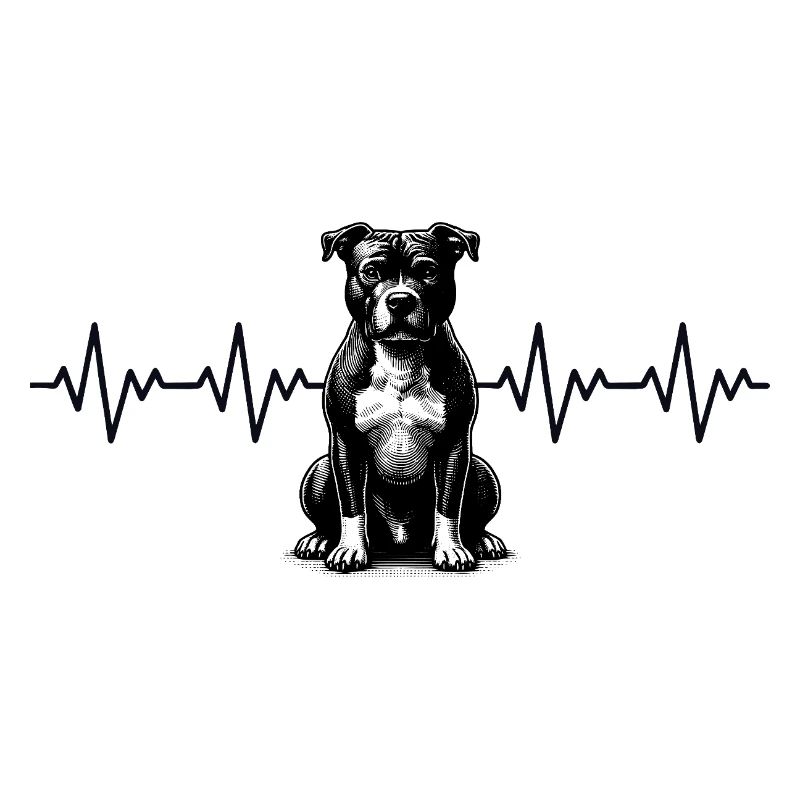 Pitbull EKG Herzschlag