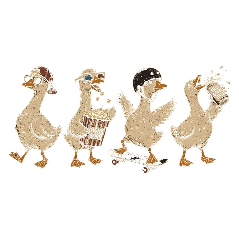 Retro Quack: Skateboard Quacks