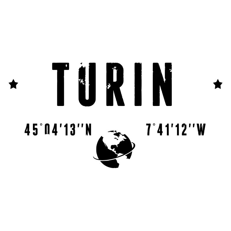Turin Italy Coordinates Gps Globe
