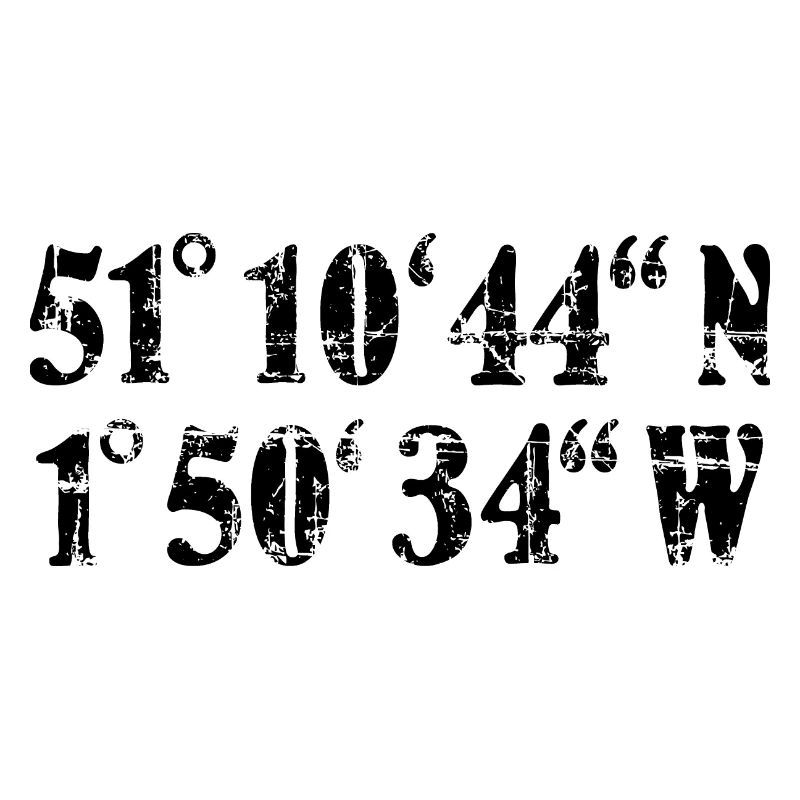 Stonehenge Coordinates Vintage Black (FR)