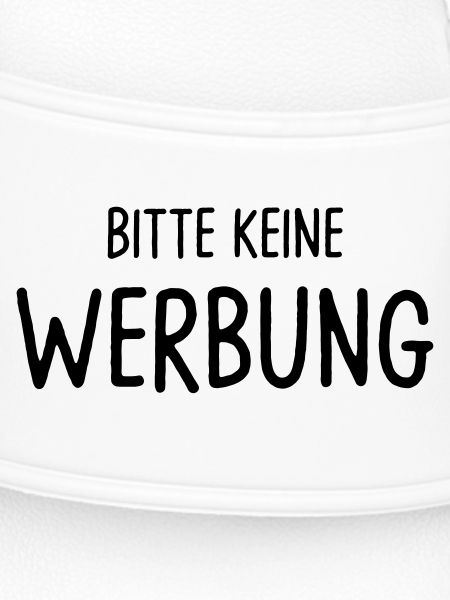 Bitte keine Werbung