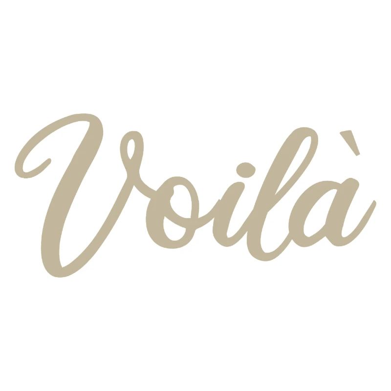 Voila Handlettered Script Design