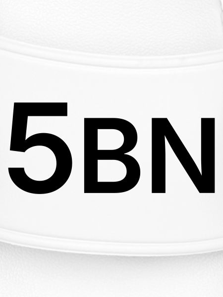 5BN lettering black