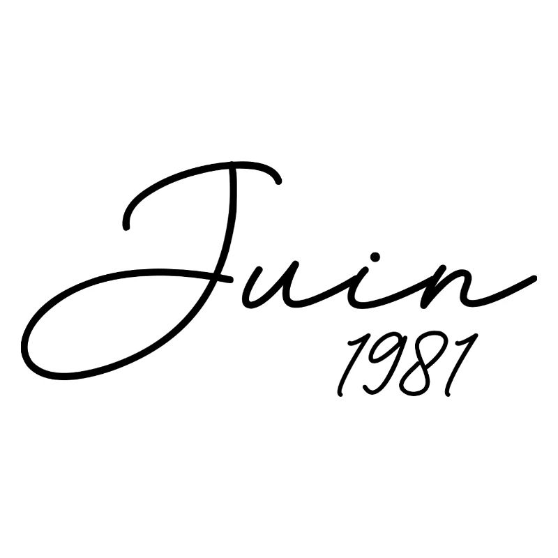 1981 Birthday June 1981 Gift June 1981