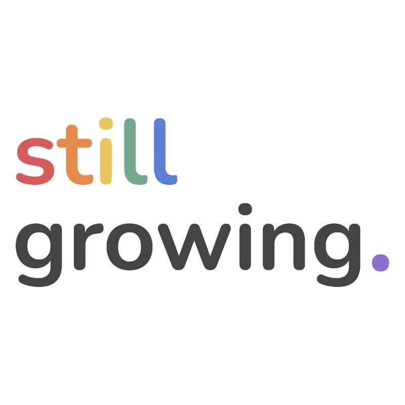 Still Growing Pride Regenbogen minimalistisch