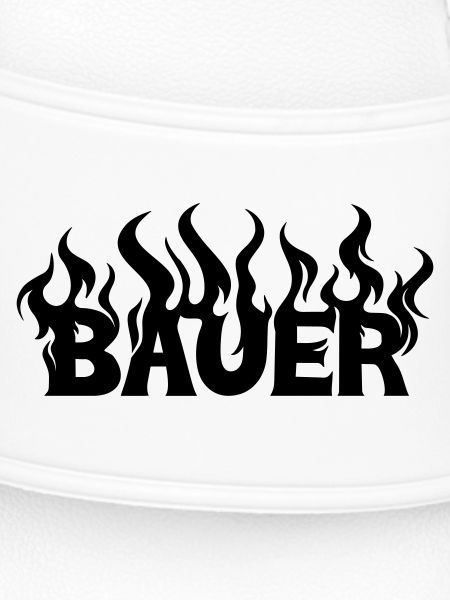 Bauer lodernde Flammen