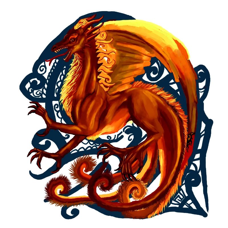 roter Drache