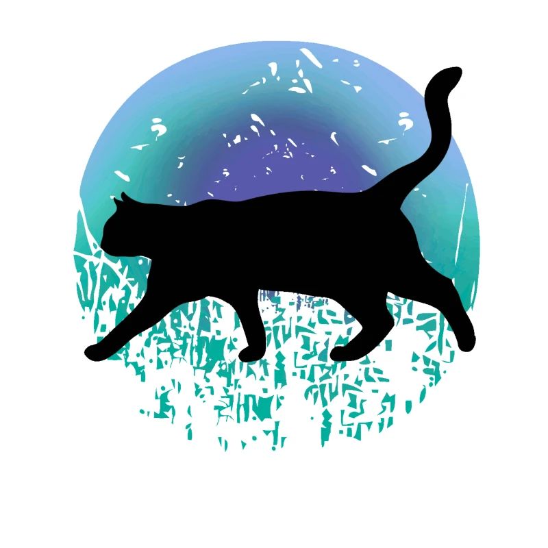 Schwarze Katze