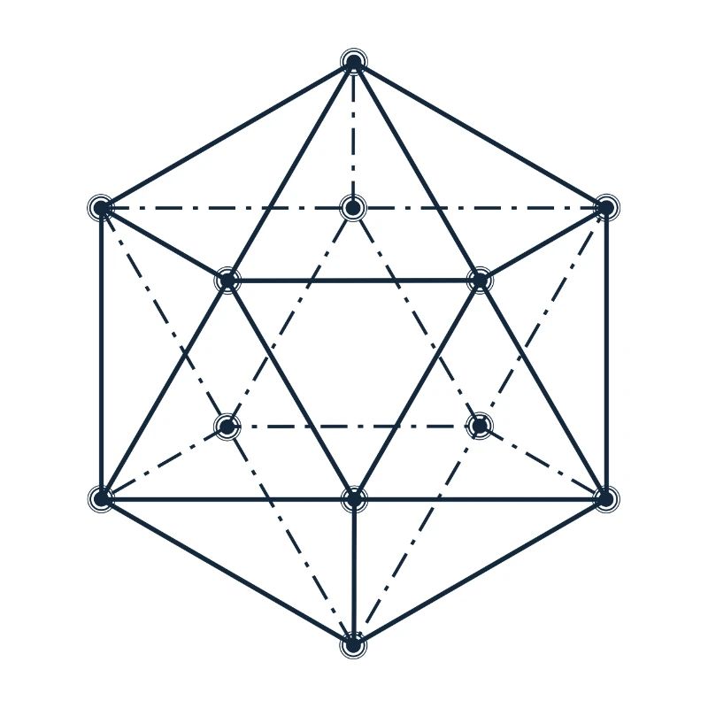 Blue Abstract Geometric Design