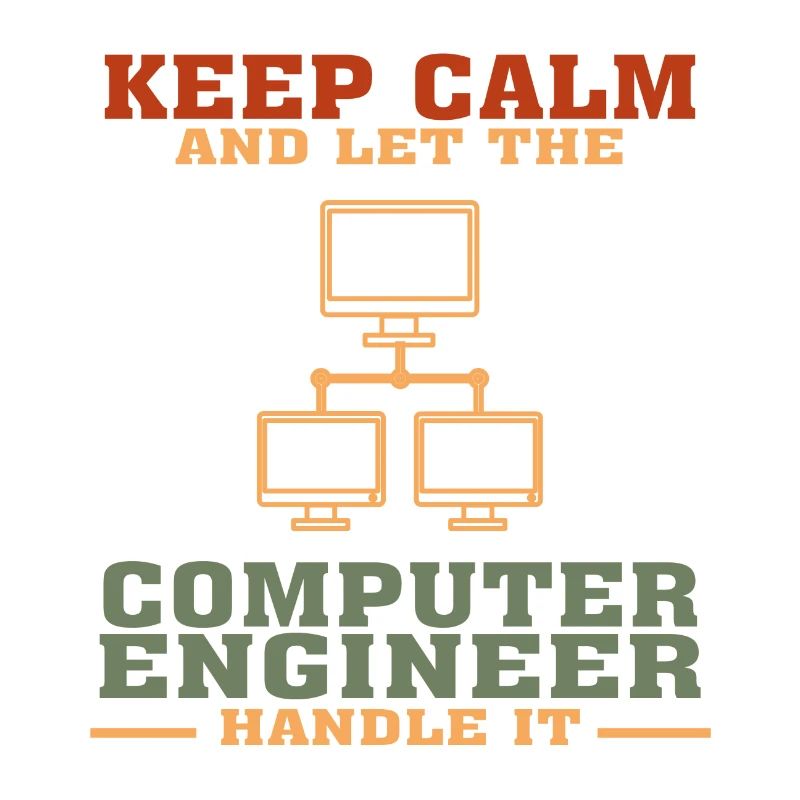 Bestseller Computer Engineer Tshirt, Keep Calm