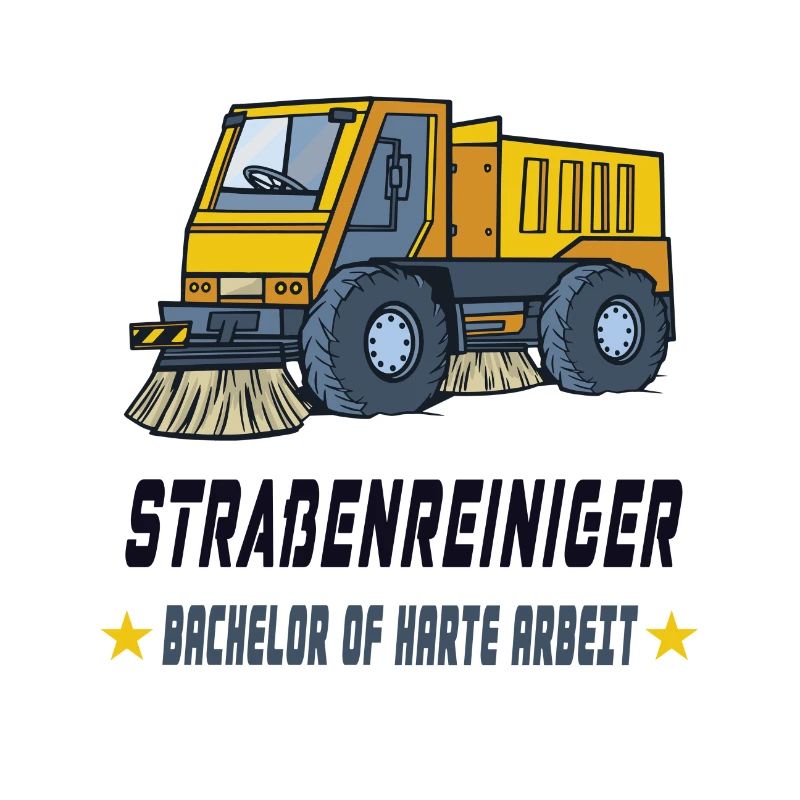 Straßenreiniger Design / Geschenkidee